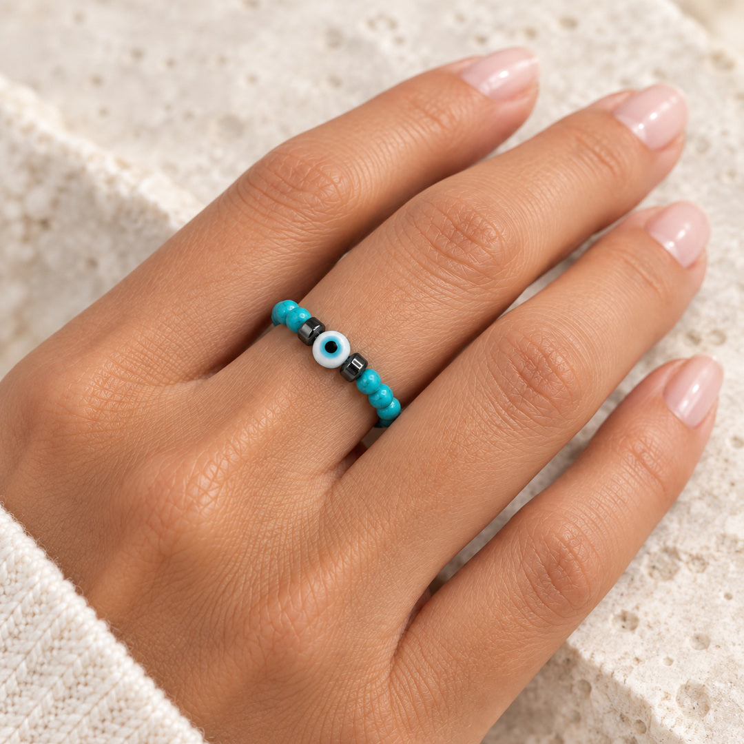 Santorini Eye Adjustable Ring