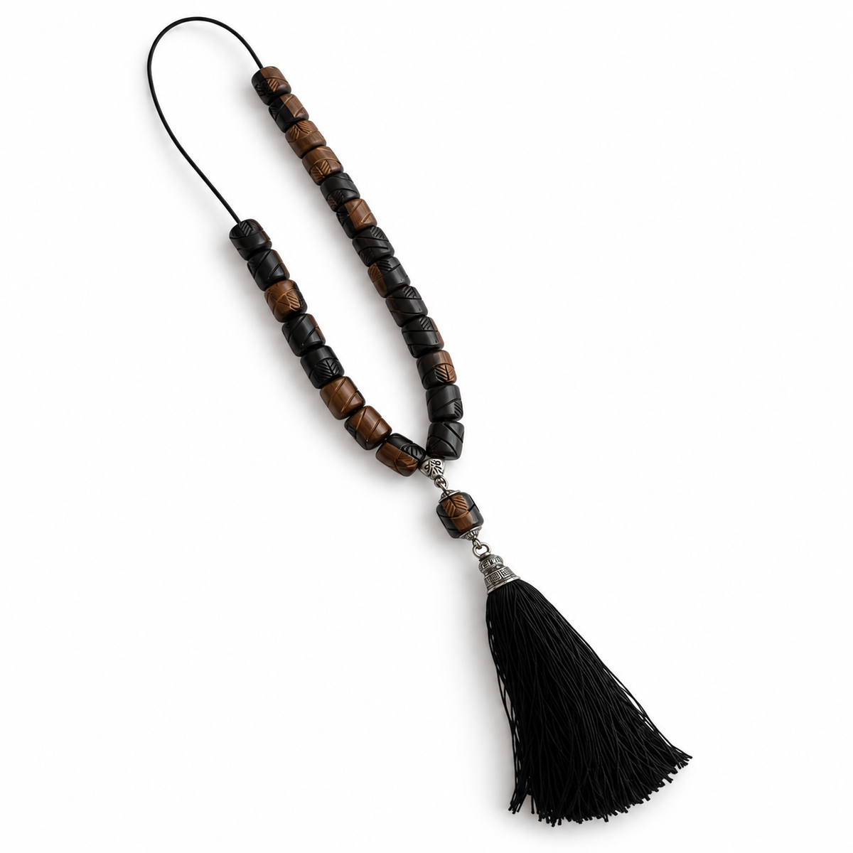 Black Brown Wooden Kompoloi