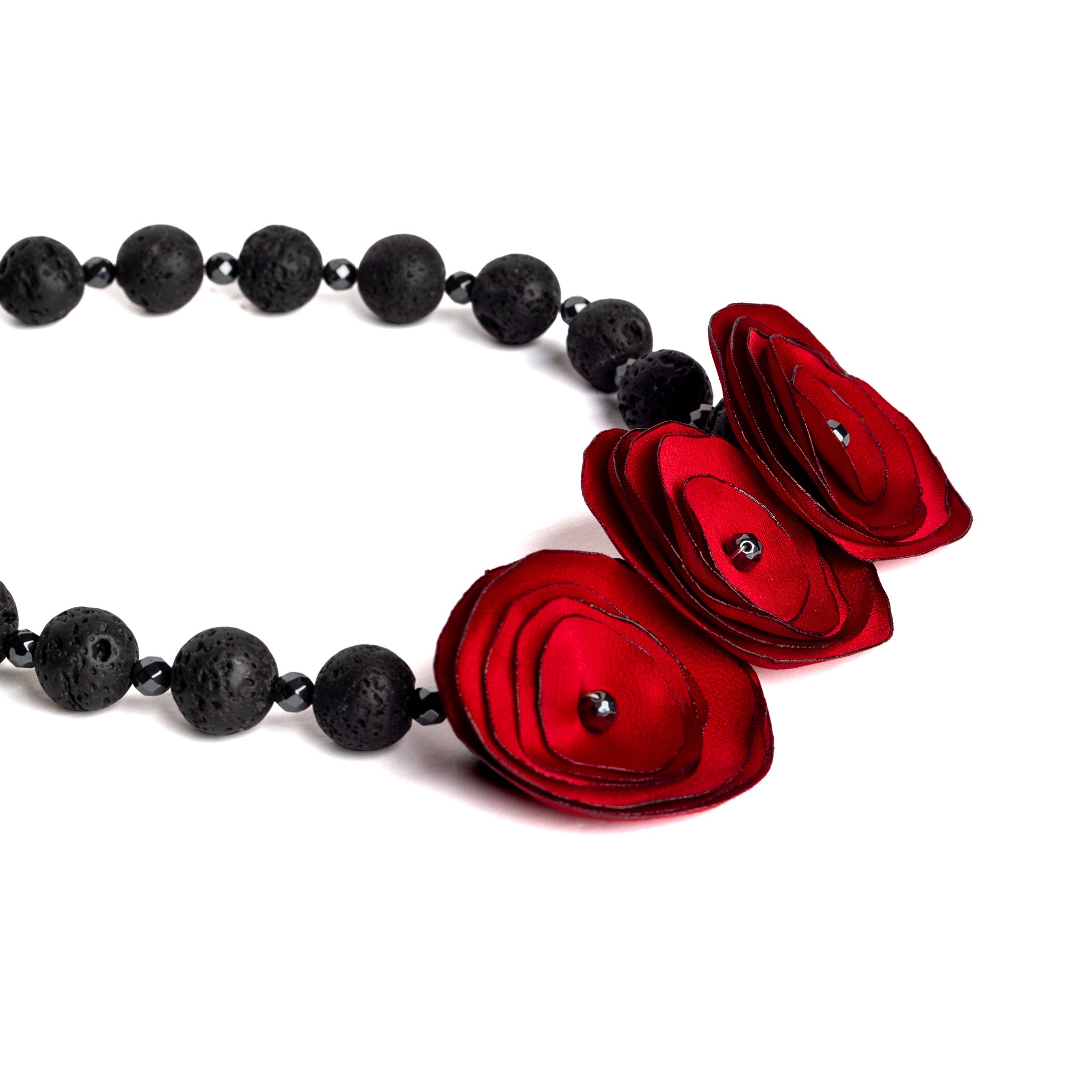 Blossoming In Red Necklace - PreOrder