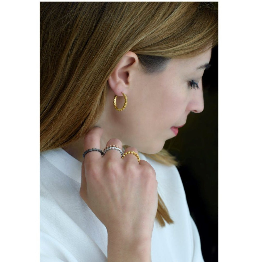 Kore 3 Items Set - 18K Gold Plated Jewellery Collection