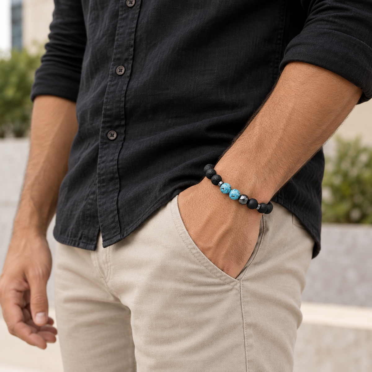 Daedalus Men's Adjustable Bracelet