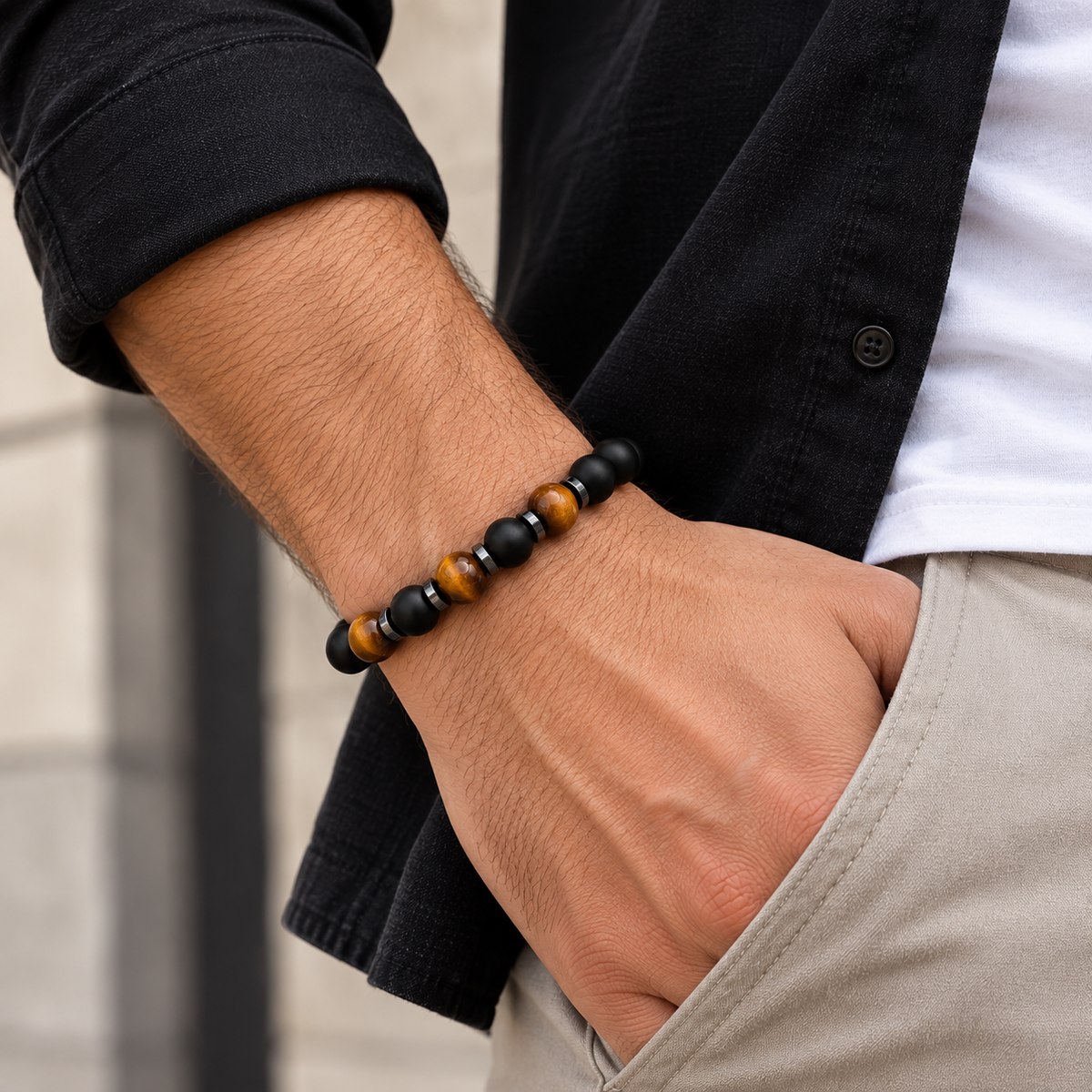 Three Islands Men's Adjustable Bracelet