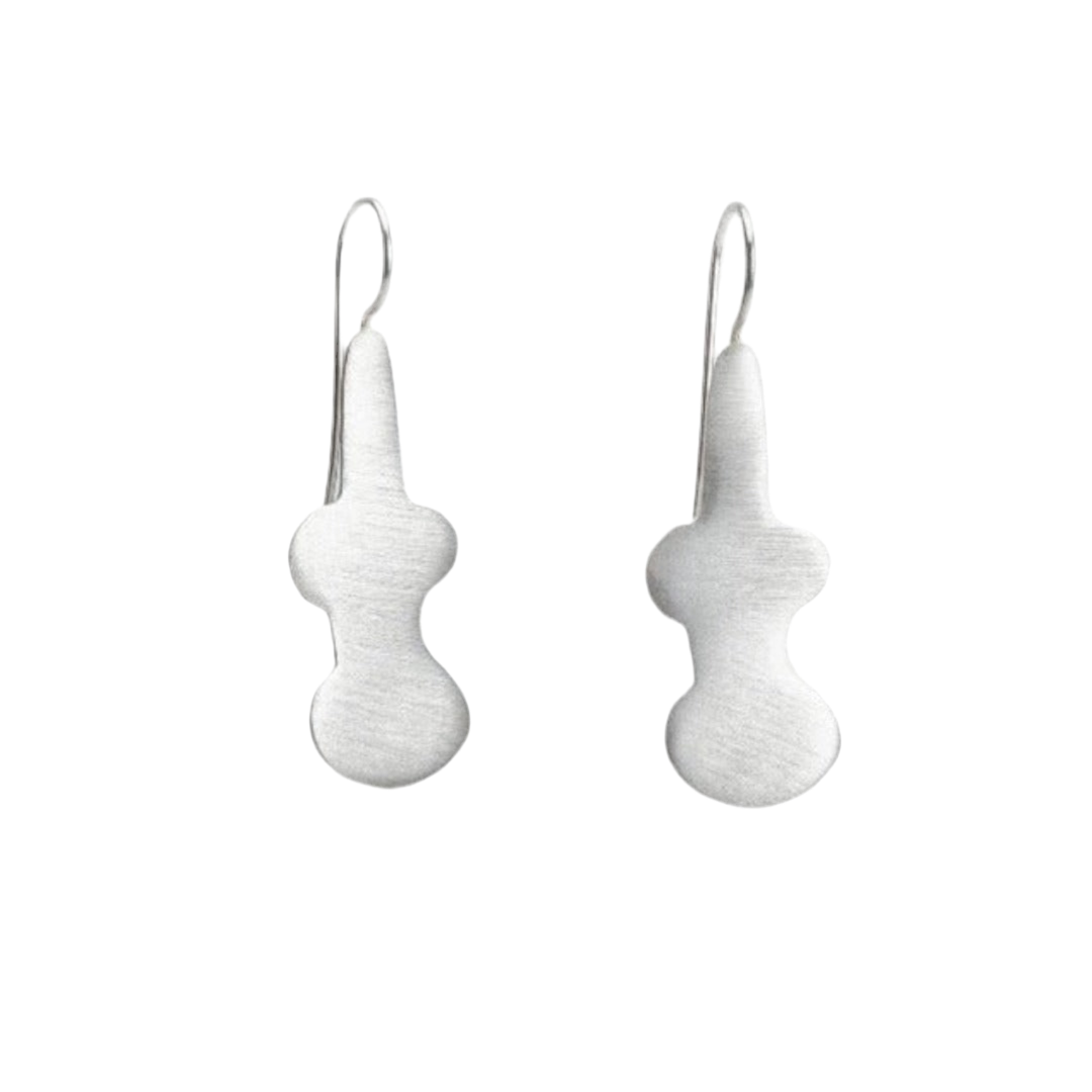 Cycladic Silver Earrings