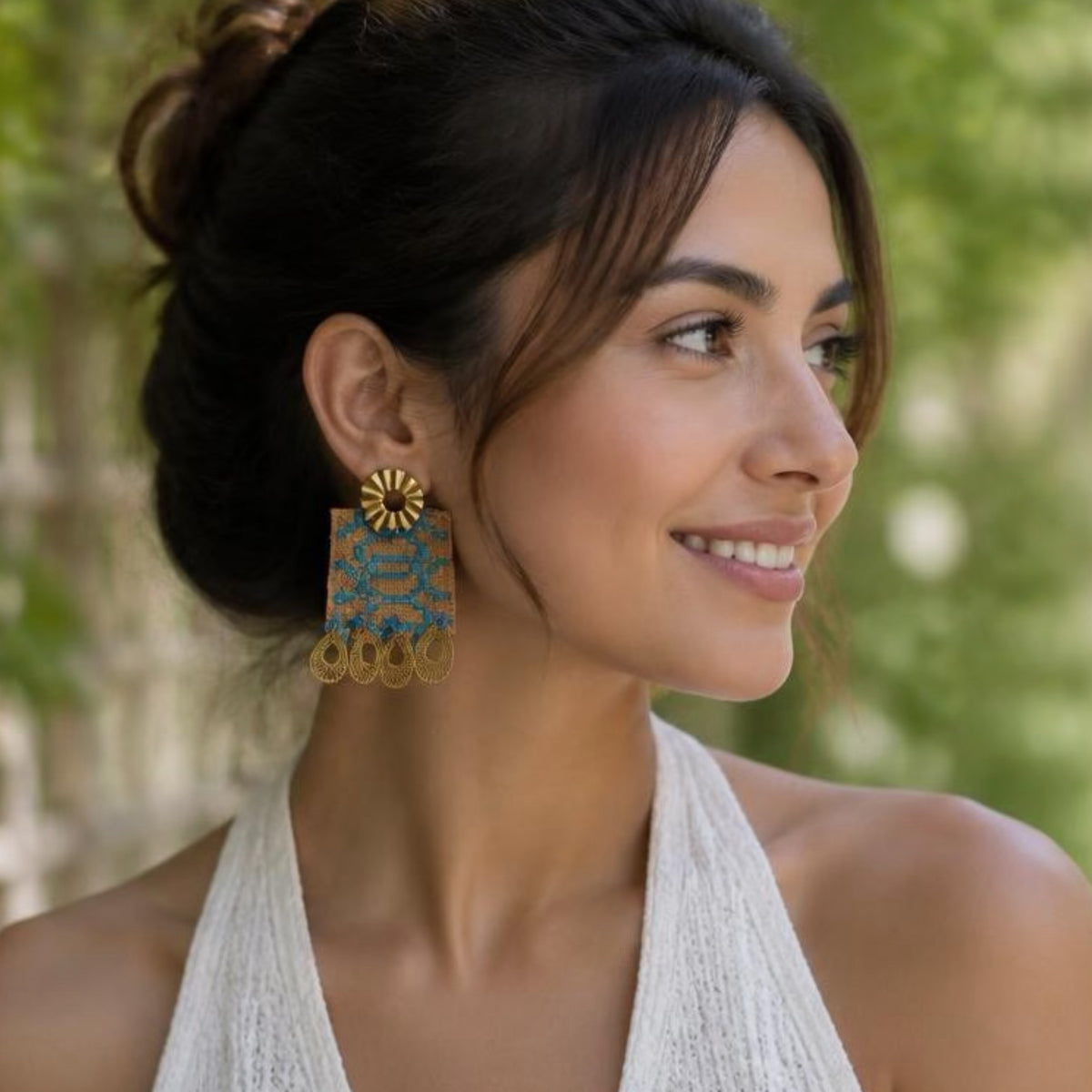 Lora Blue Earrings