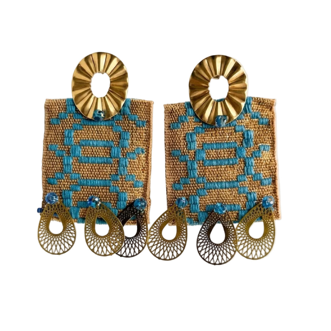 Lora Blue Earrings