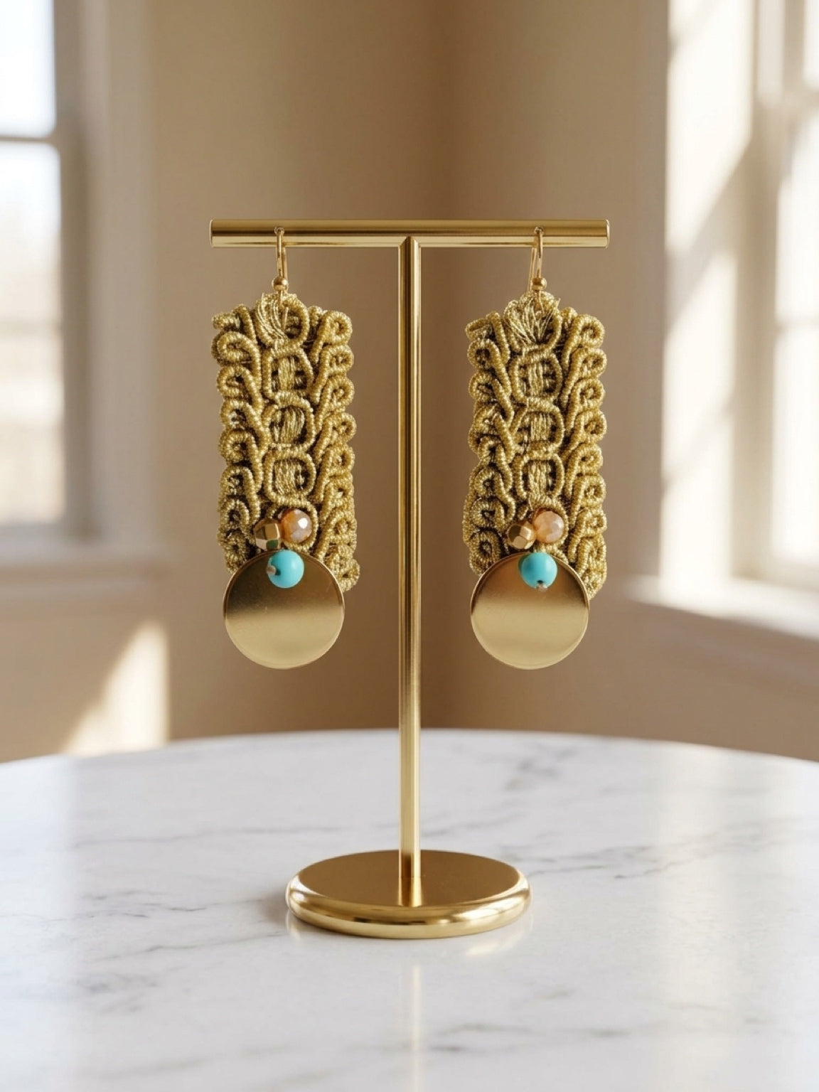 Flouri Earrings Gold