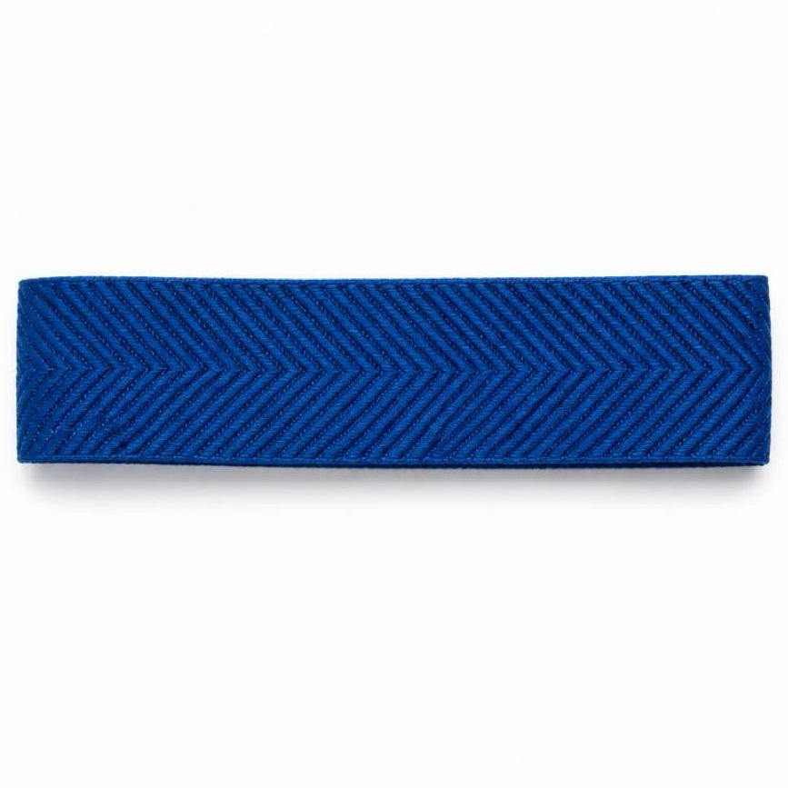 Royal Blue Belt Byzantio textured royal blue woven band
