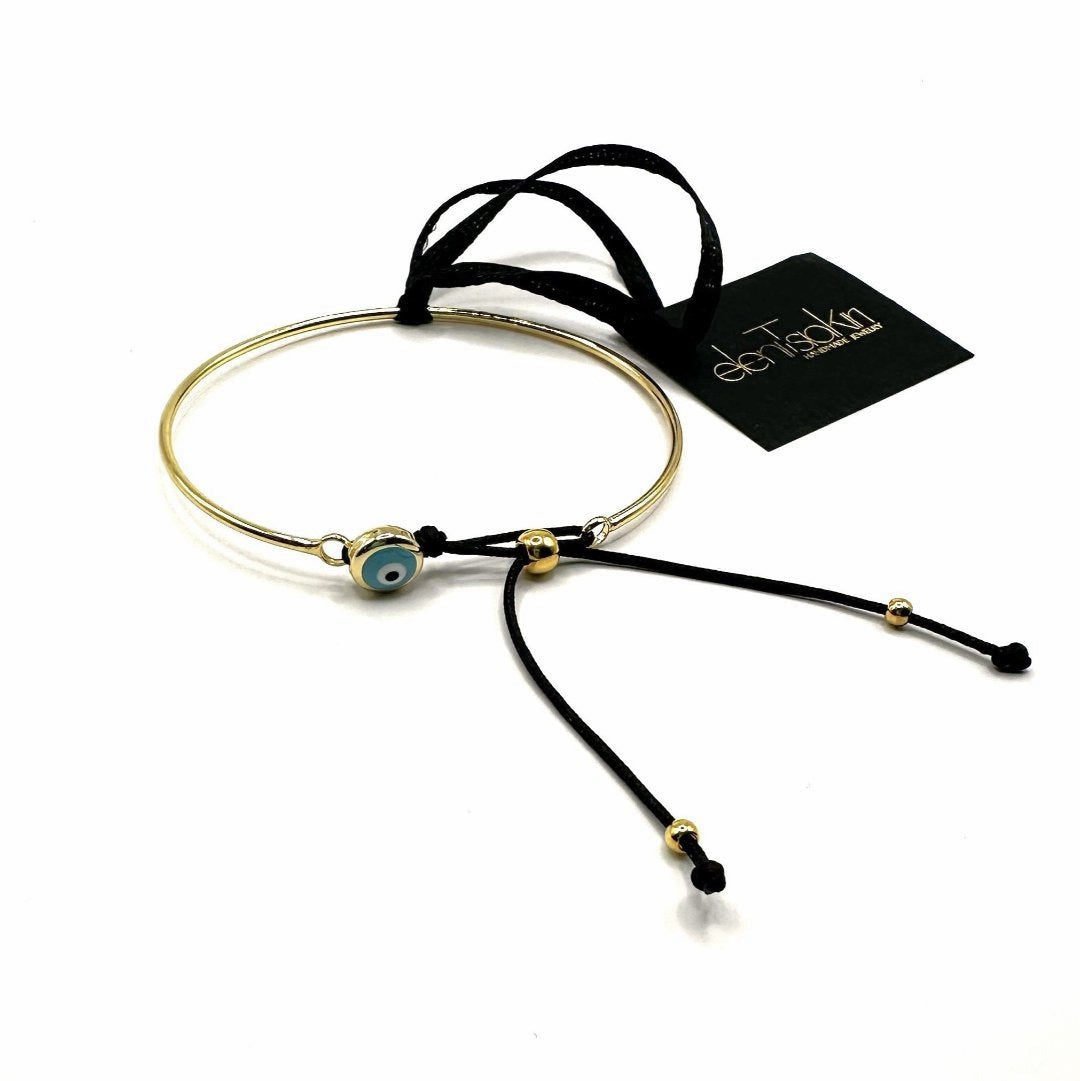 Metal Rod 18k Gold Plated Adjustable Bracelet