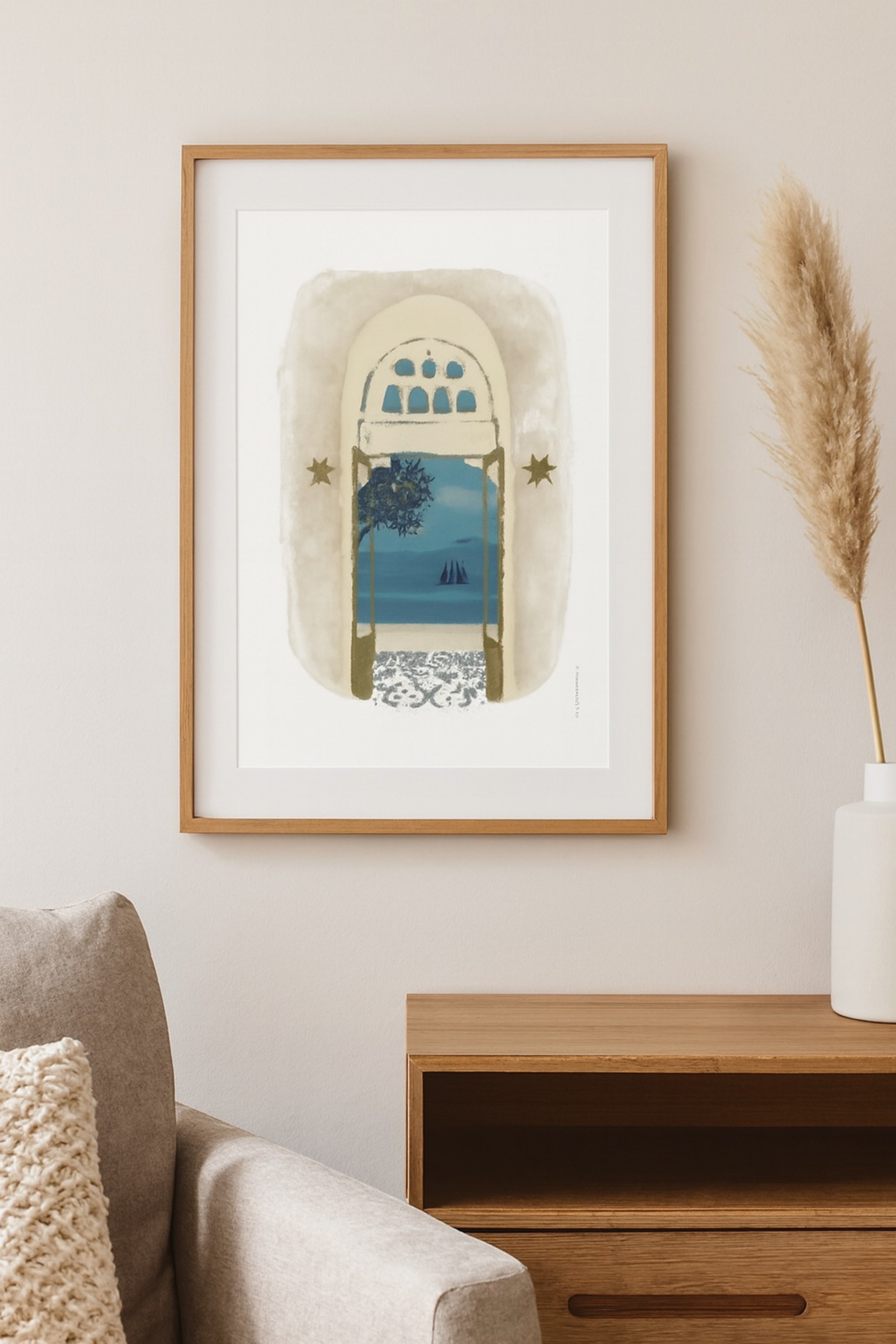 A door with a view - Wall Art Decor