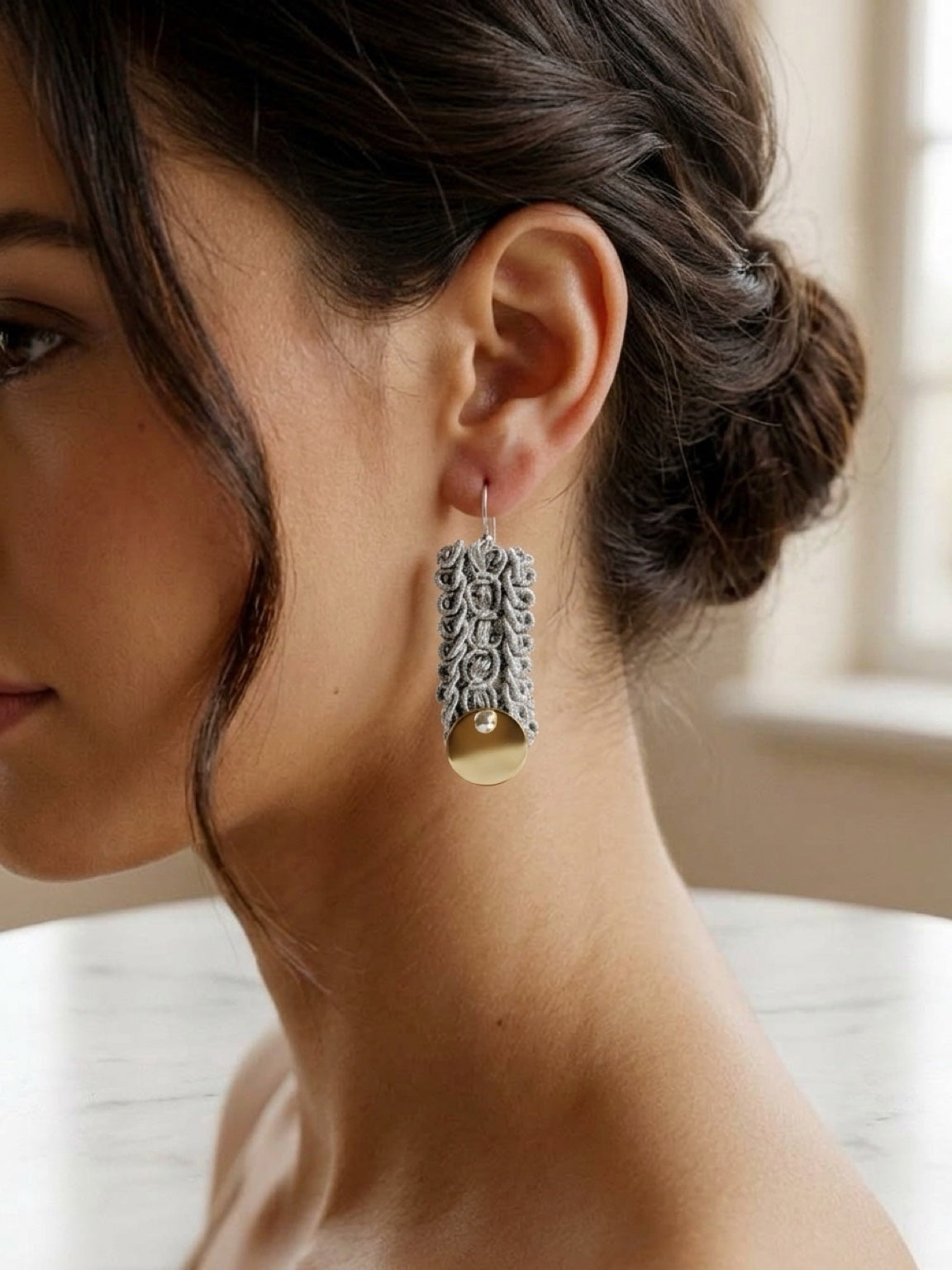 Flouri Earrings Silver