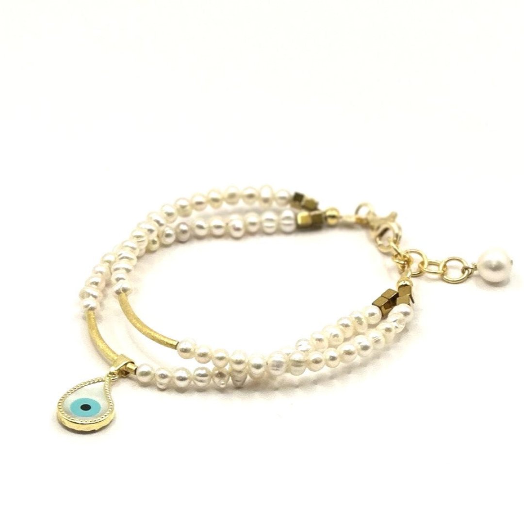 Marseille 18k Gold Plated Bracelet Eye
