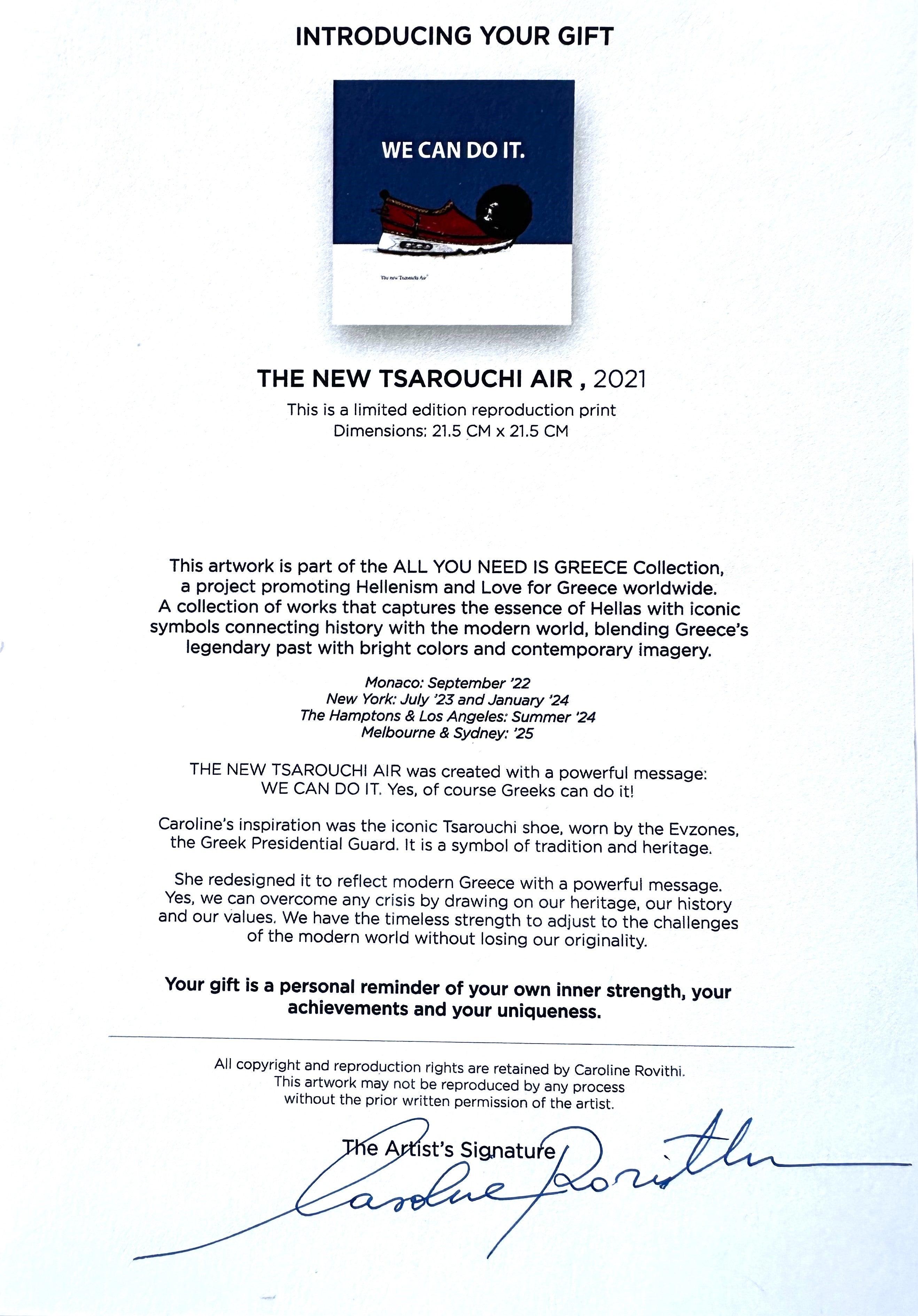 Tsarouchi Air Artprint Customized