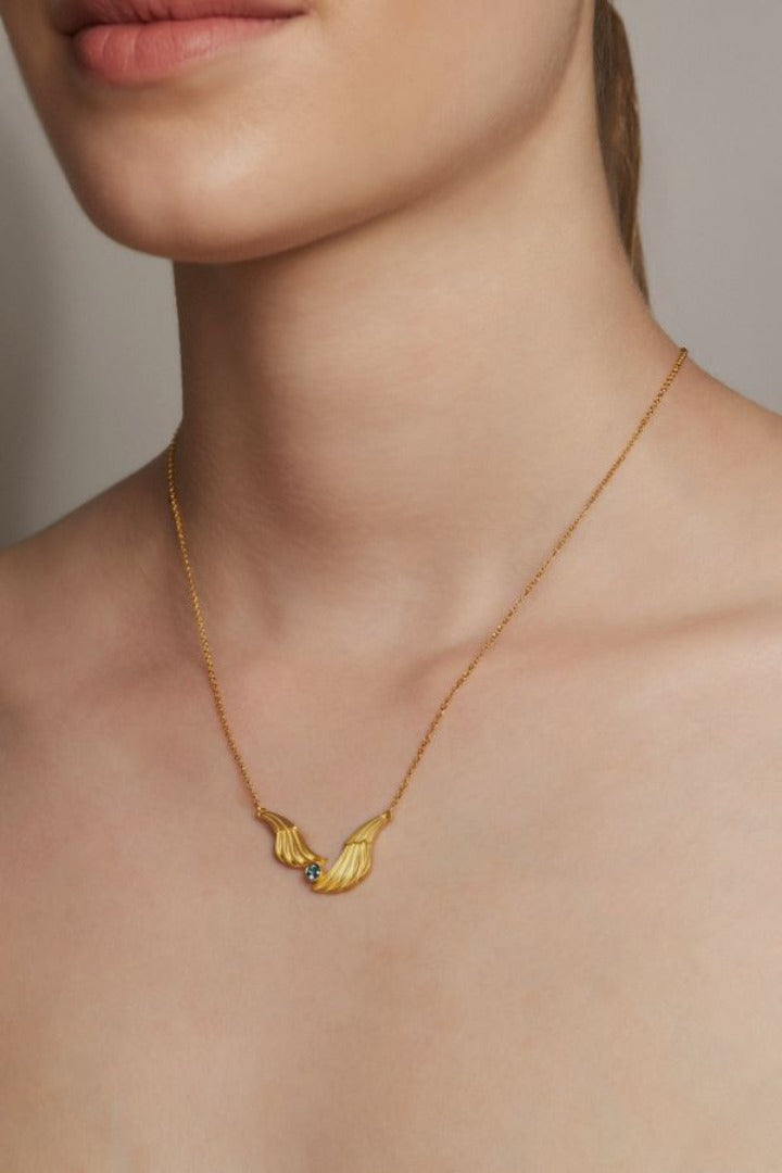 Oreithyia 18K Gold Plated Pendant