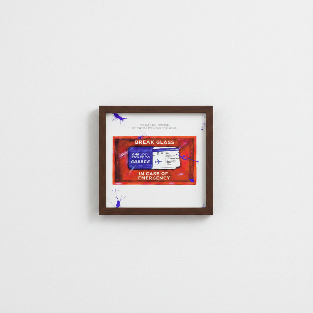 ONE WAY TICKET TO GREECE (Small Prints Collection)