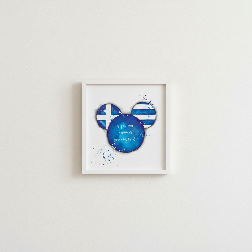 GREEK MICKEY (Small Prints Collection)