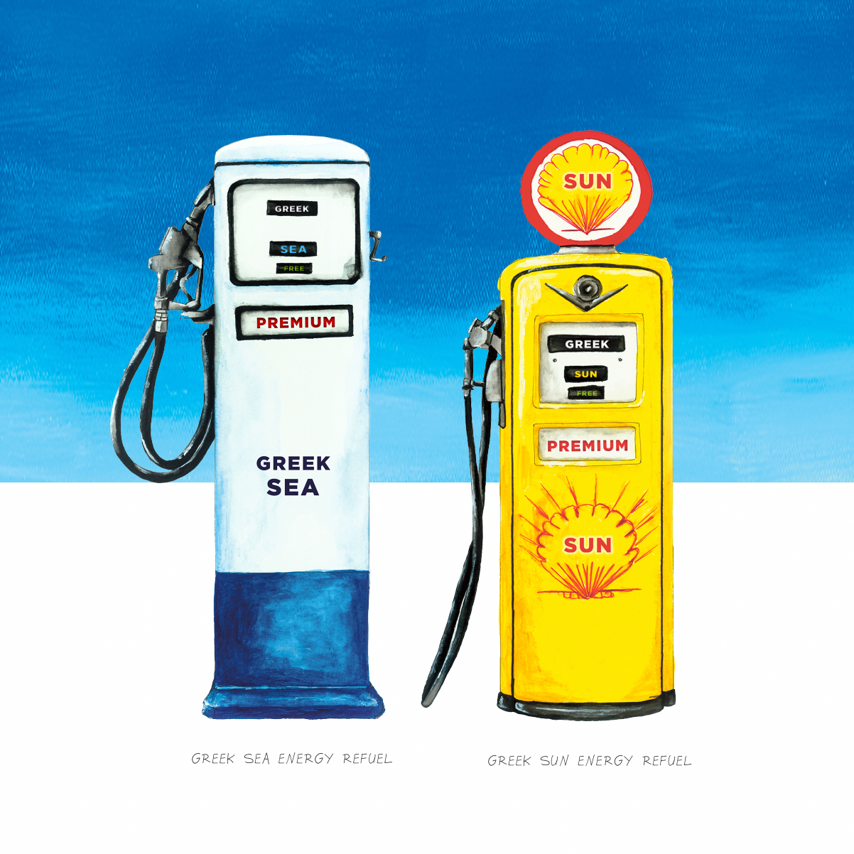 GREECE ENERGY REFUEL (Small Prints Collection) – Caroline Rovithi