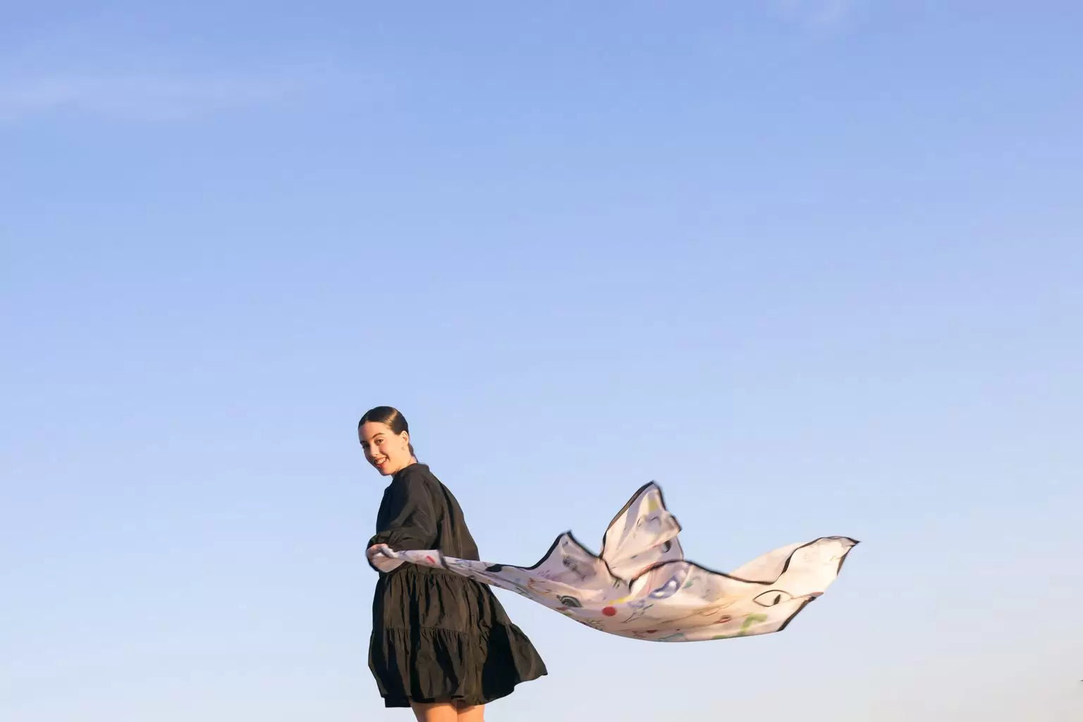 Little Things White Scarf