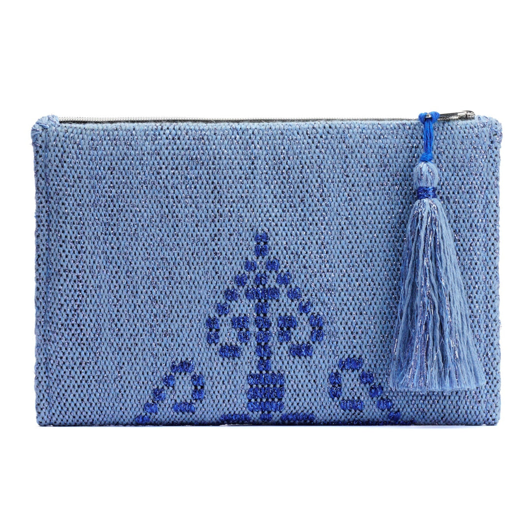 Talo Blue Clutch