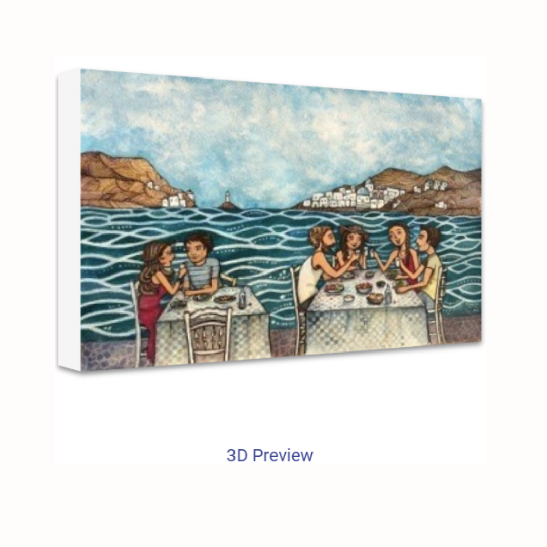 Greek Taverna - Wall Art Decor