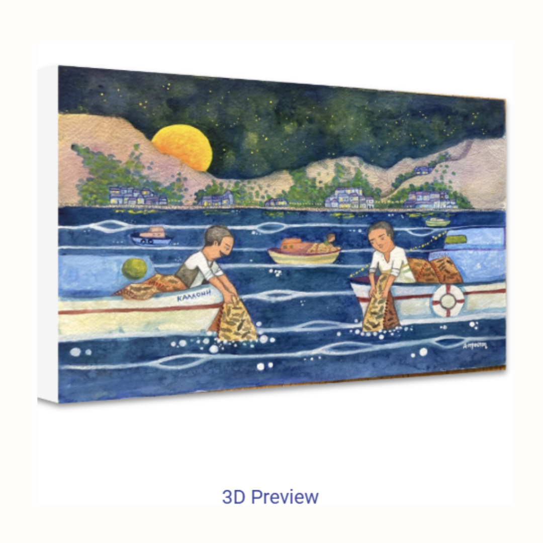 Night Fishing - Wall Art Decor