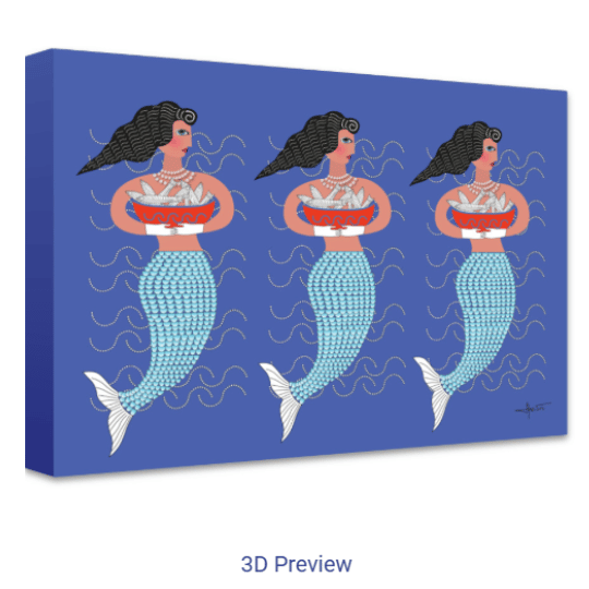 The Three Mermaids - Wall Art Decor