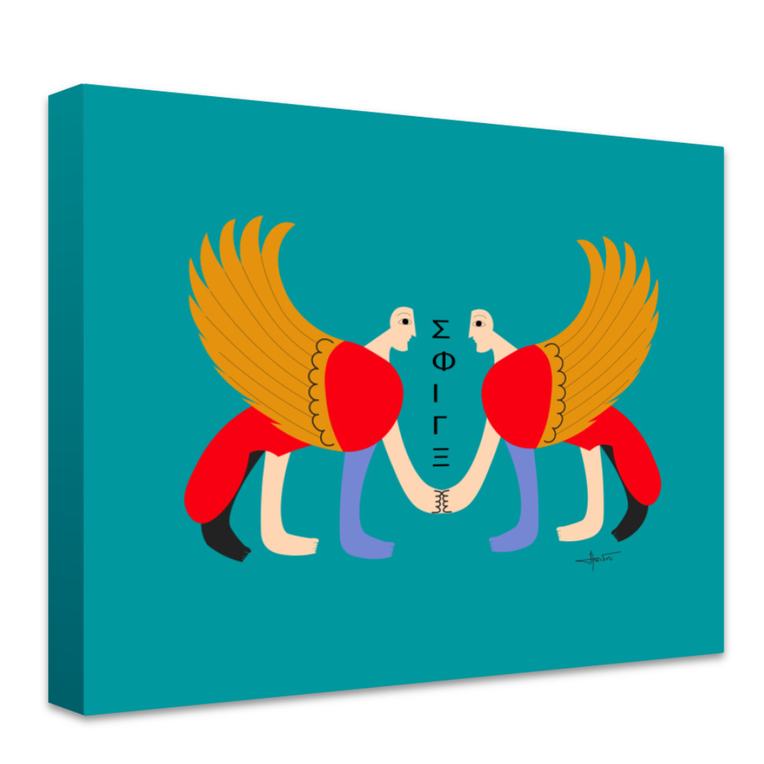 Double Sphinx - Wall Art Decor
