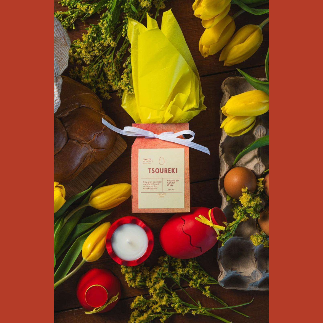Tsoureki Easter Candle - Limited Edition