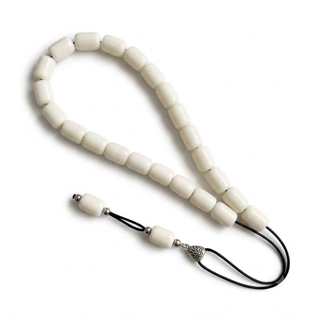 White Resin Kompoloi Product View