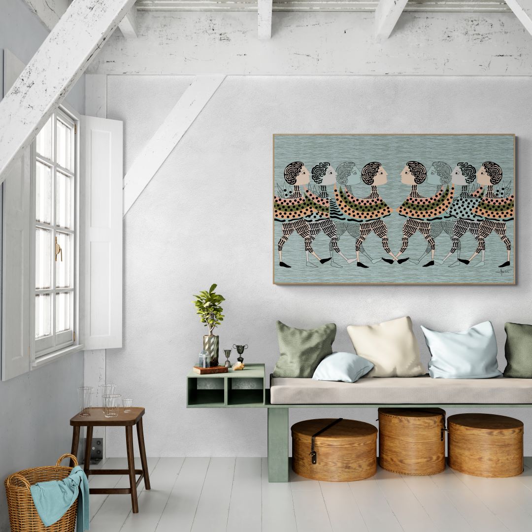 print on the wall