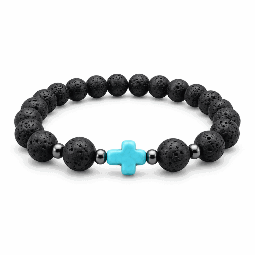 Aegean Cross Men's Adjustable Bracelet