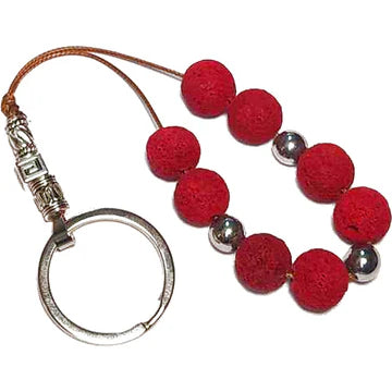 Red Lava Worry Beads