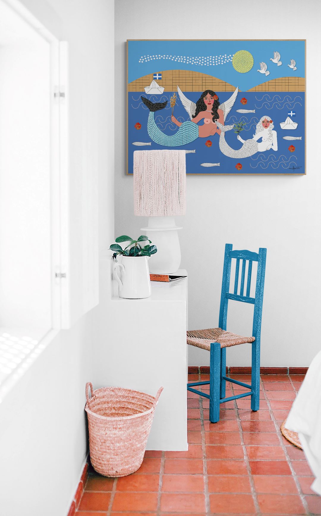 painting on a wall