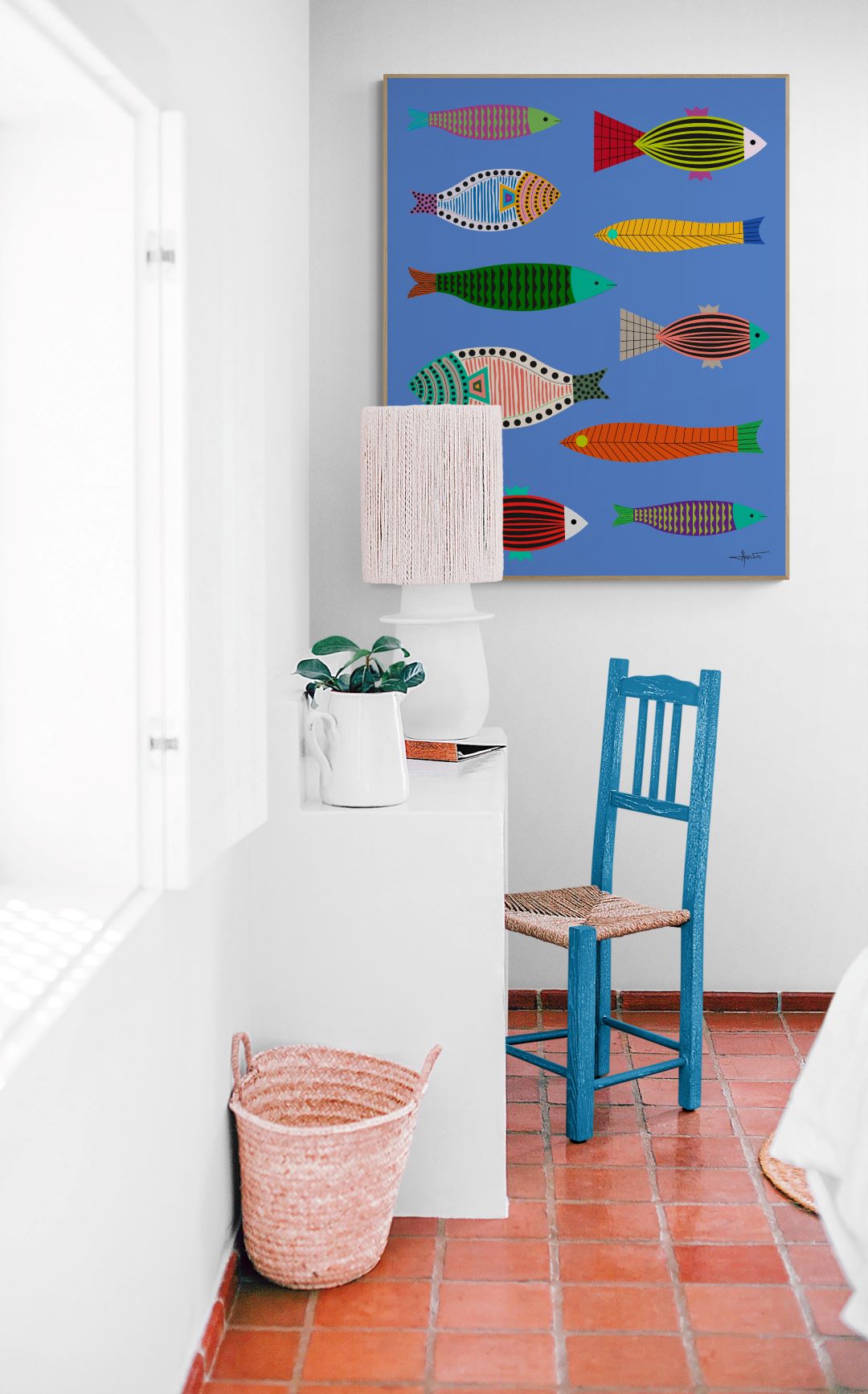 painting on a wall