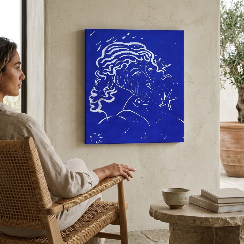 Blue Angel Print