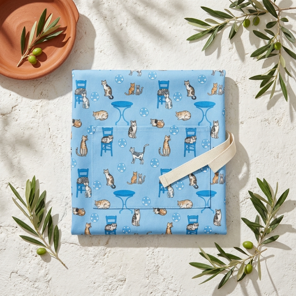 Greek Island Water-Resistant Apron