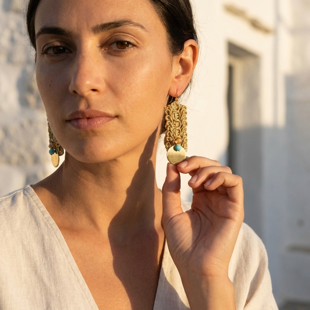 Flouri Earrings Gold