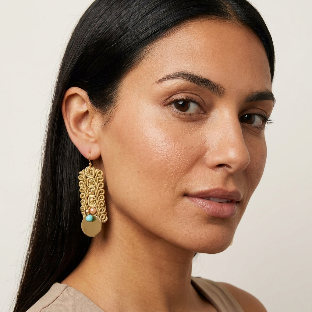 Flouri Earrings Gold