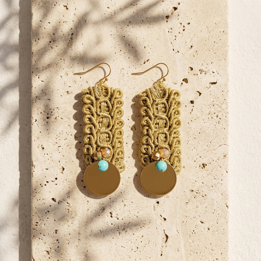 Flouri Earrings Gold