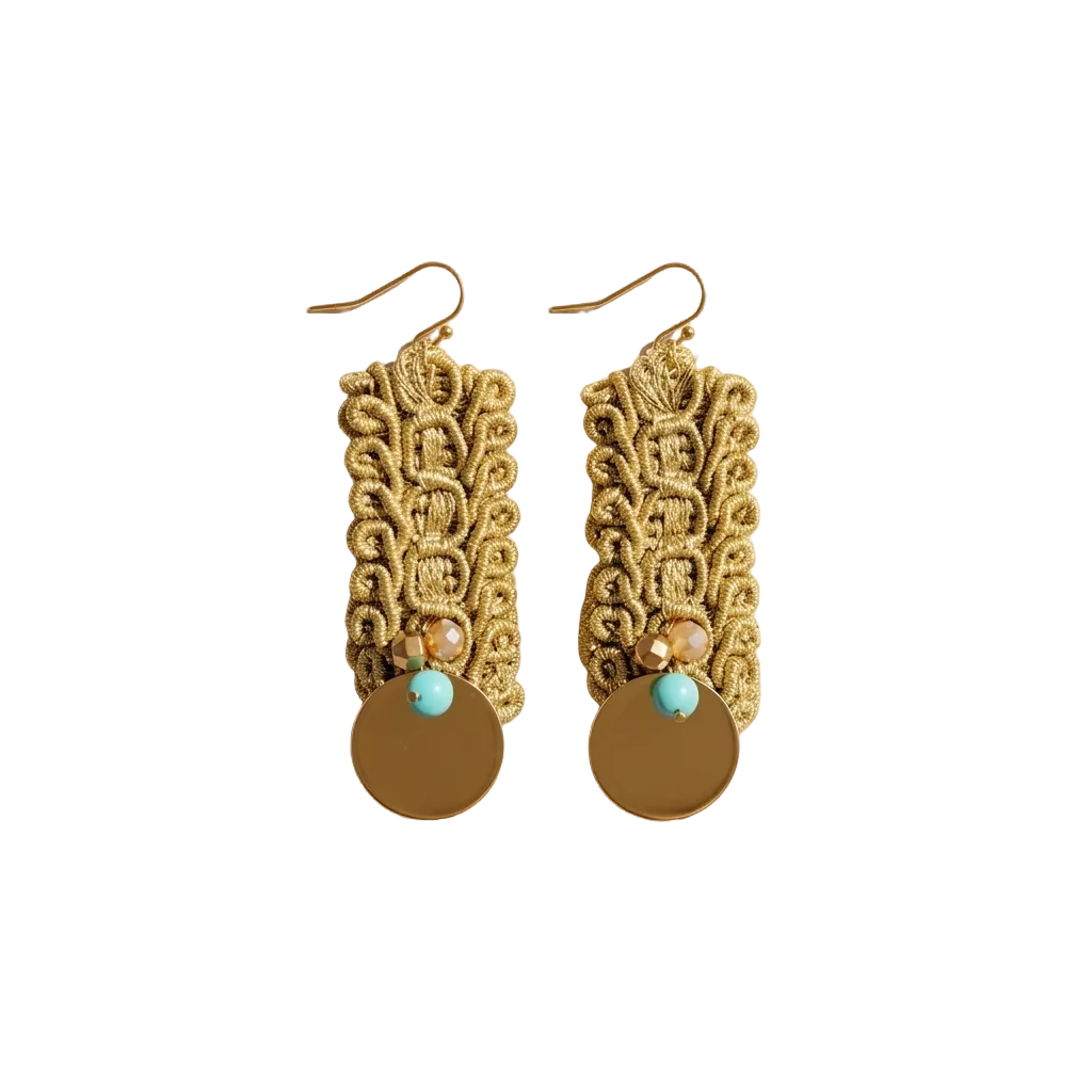 Flouri Earrings Gold