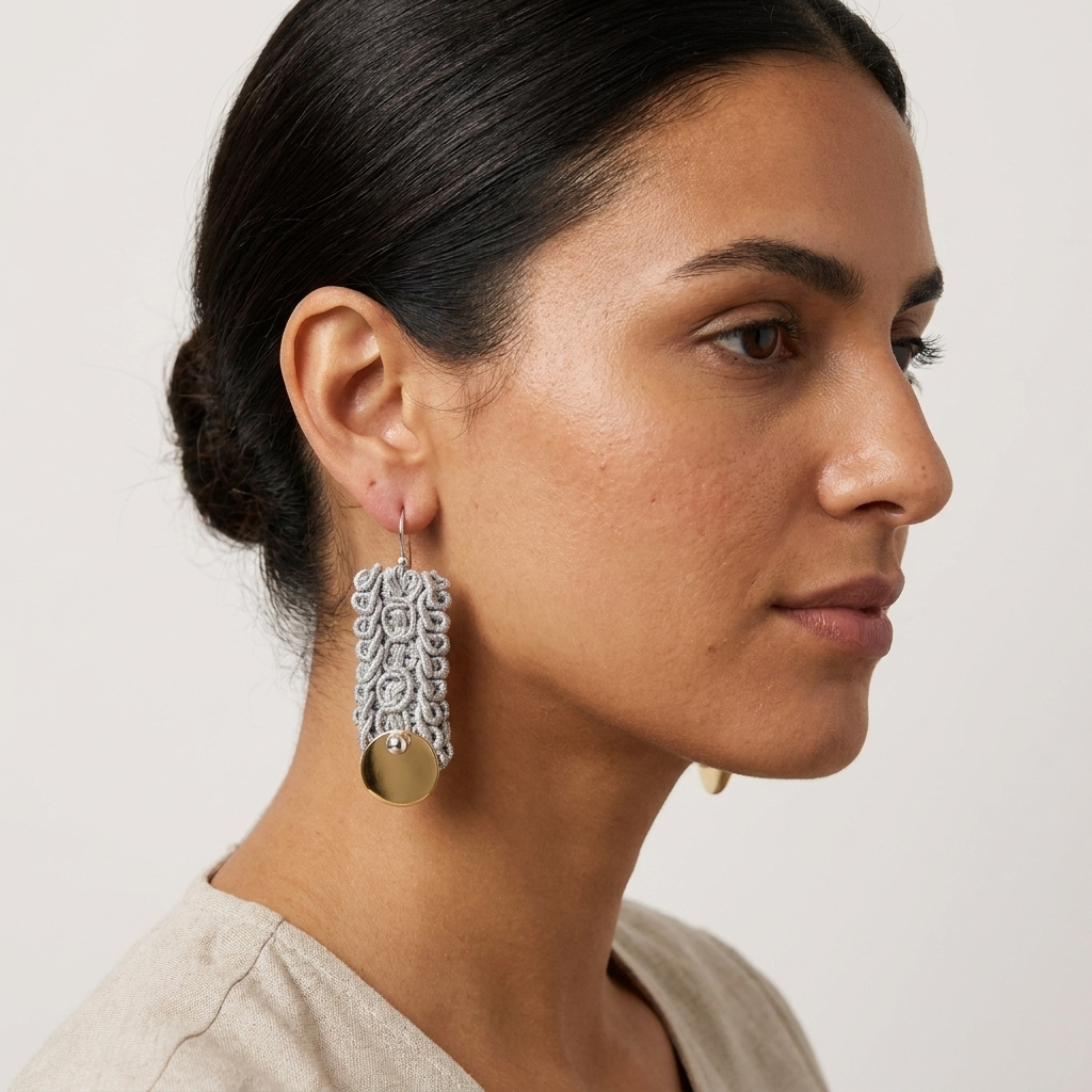 Flouri Earrings Silver