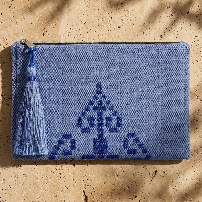 Talo Blue Clutch