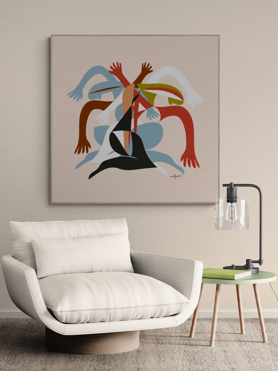 painting on a wall