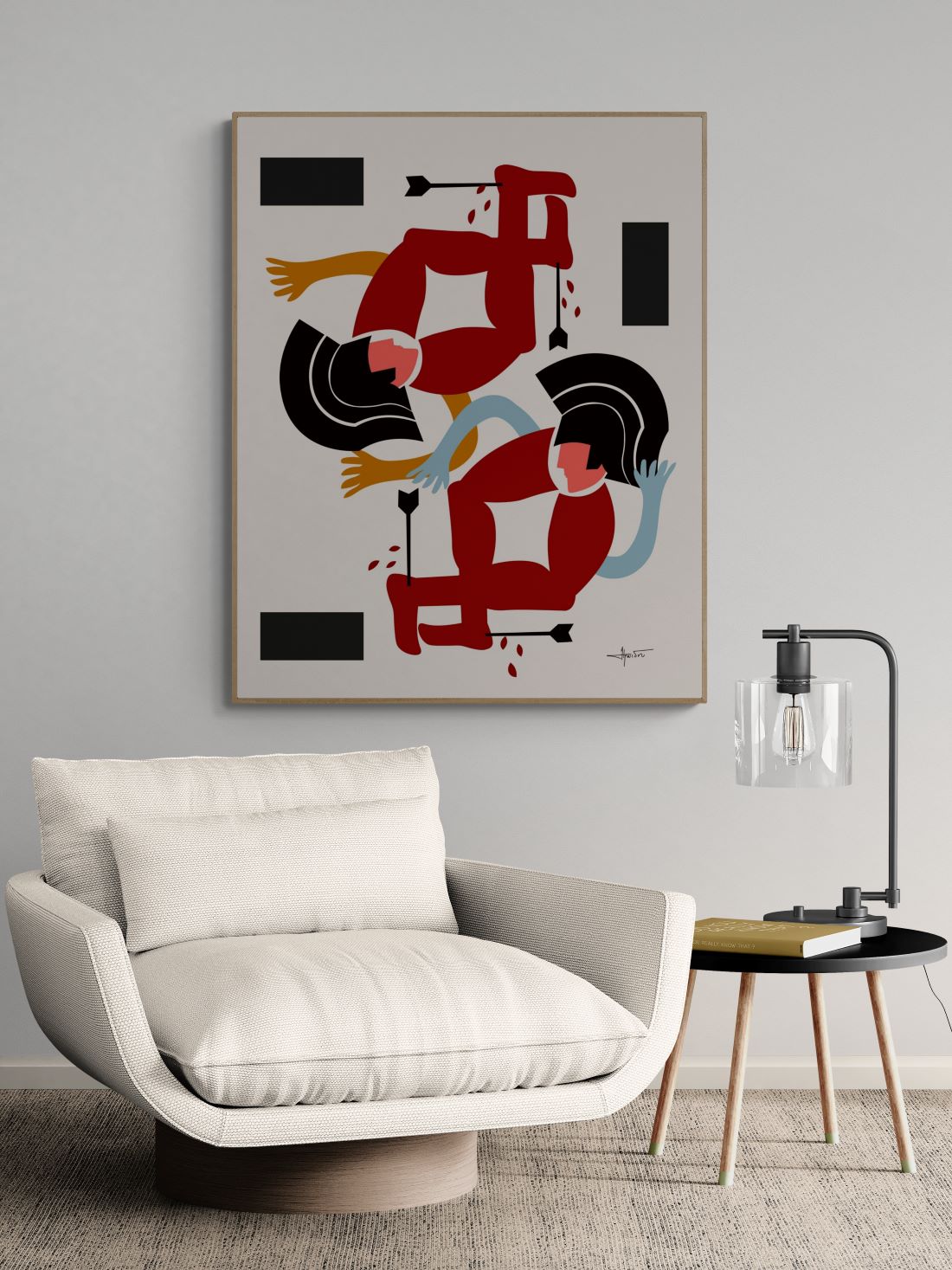 painting on a wall