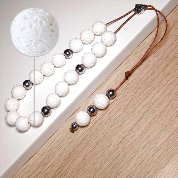 White Lava Worry Beads