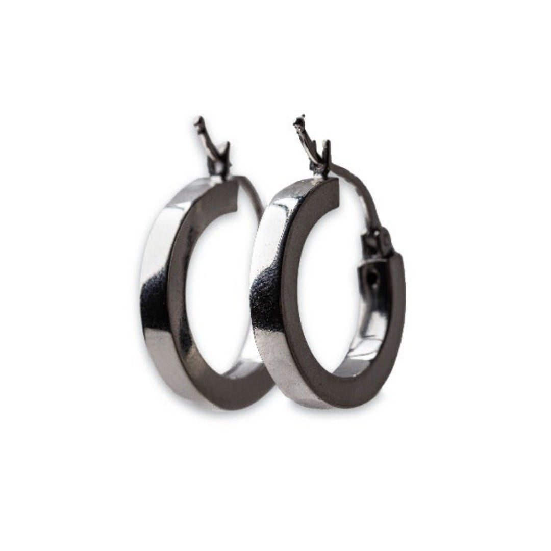 Small Silver Hoop Earrings
