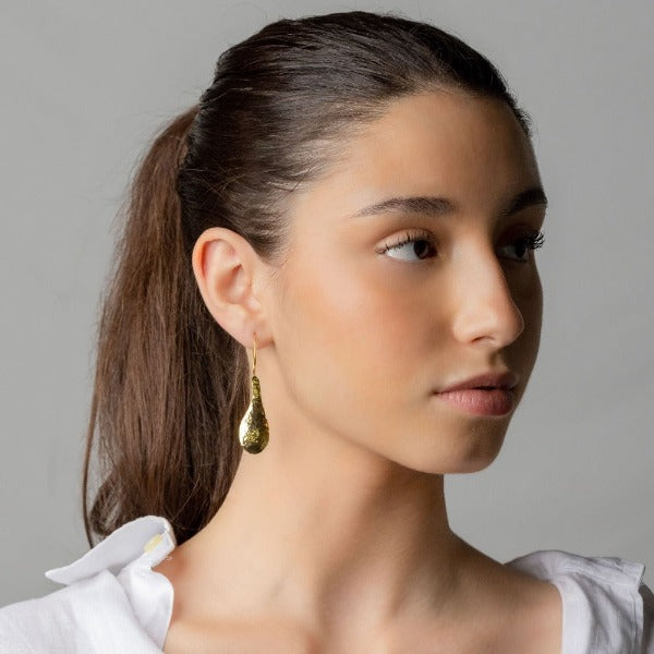 Golden Tear Earrings