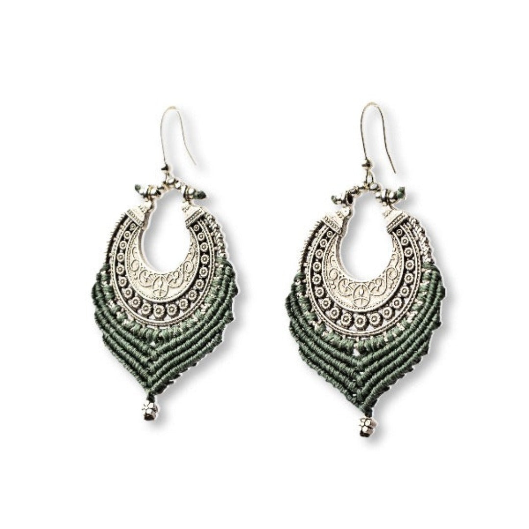 macrame earrings