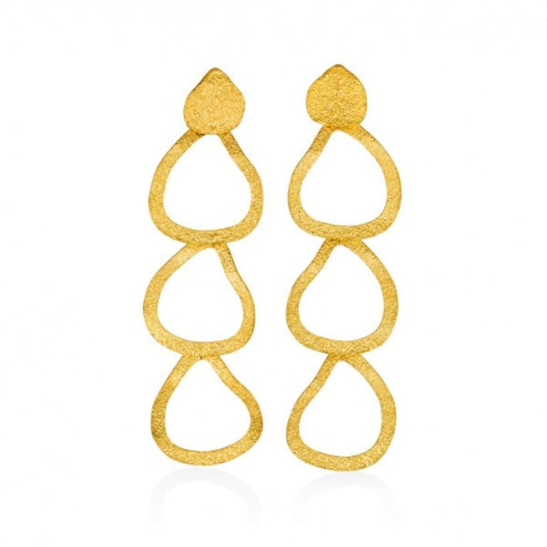 Desert Allure Earrings 24K