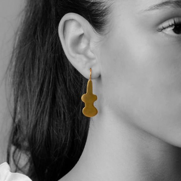 Cycladic 18k Gold Plated Earrings