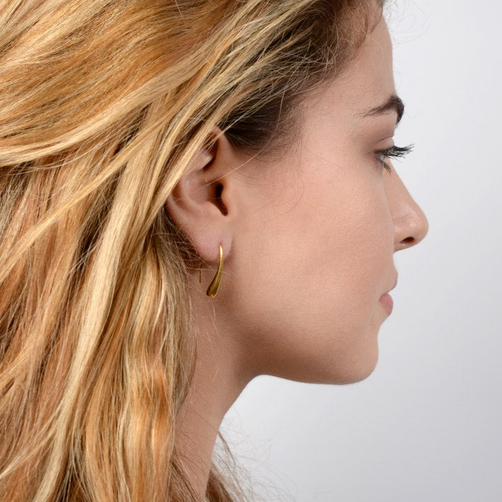 Drop 18K Gold Plated Earrings